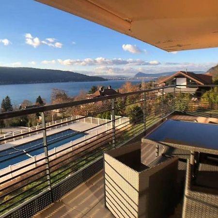ROC&LAC - Terrasse vue lac, piscine, parking Veyrier-du-Lac Extérieur photo